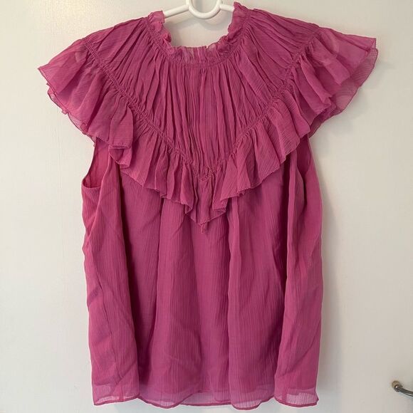Rebecca Taylor Tops - Rebecca Taylor Fuscia Blouse